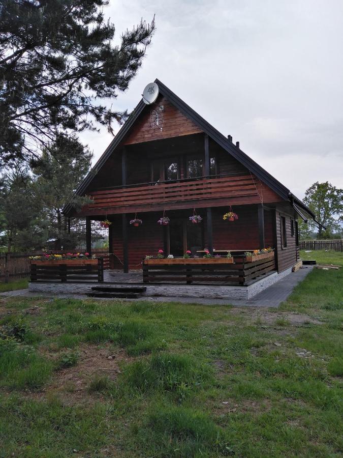 Dom Drewniany Pod Lasem Zatory Exterior foto